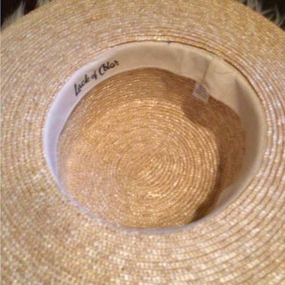 NEW! lack of Color Straw Magnolia boho boater - Picture 4 of 8